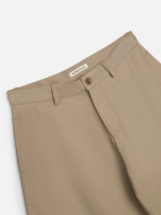 YMC Women Like A Trouser in Taupe