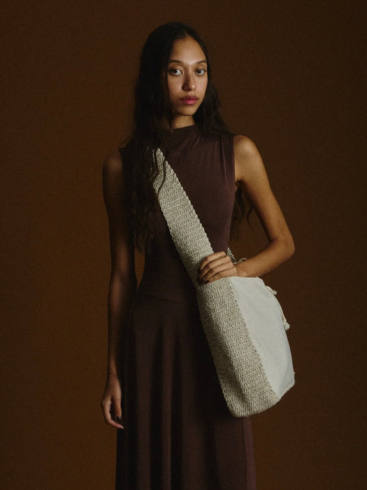Earth Age Geo Crossbody Bag in Seasalt