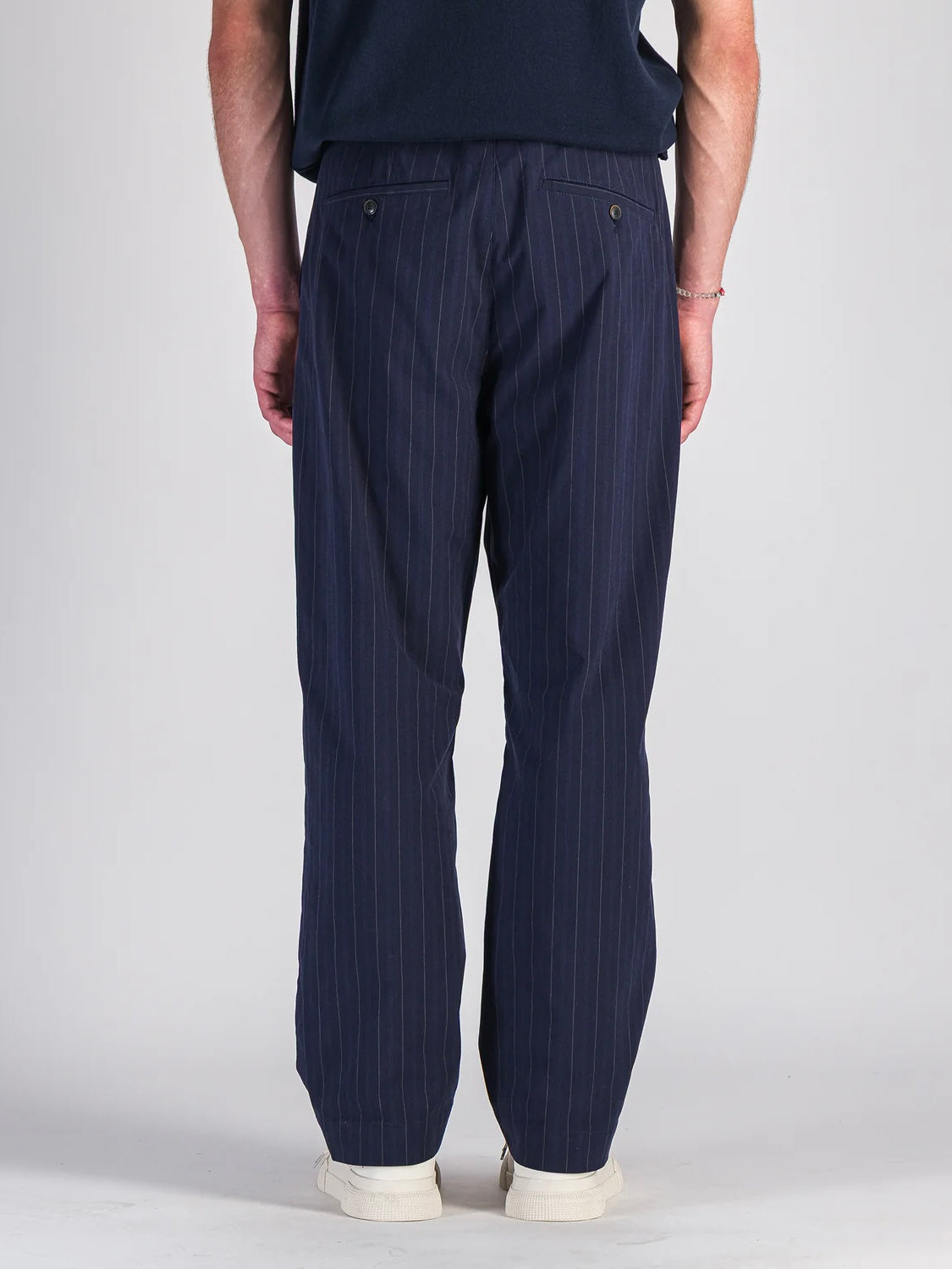 Parages Ropa Parages Donati Pants in Navy Stripes – Array Store London