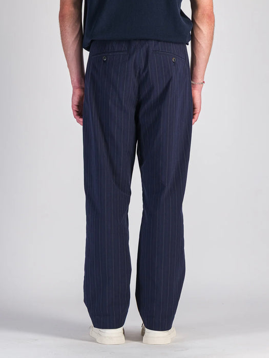 Parages Donati Pants in Navy Stripes