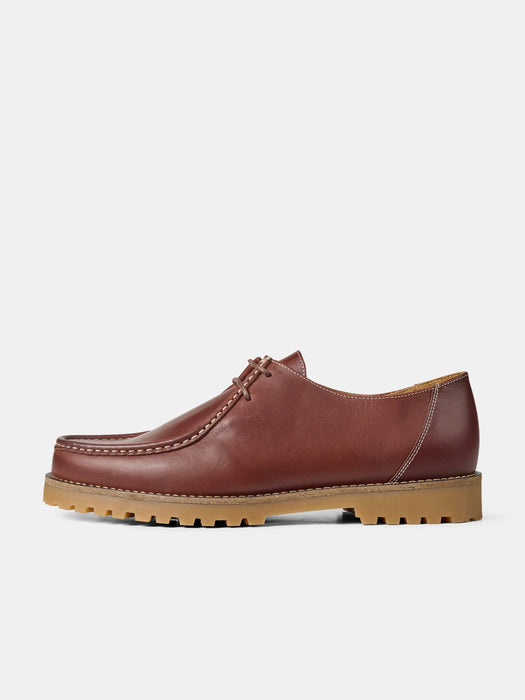 Garment Project Ollie Moc Toe in Brown Leather