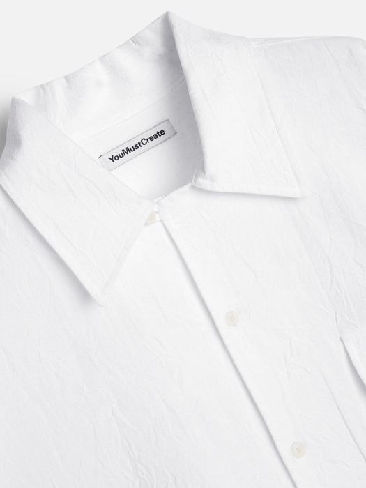 YMC Men Wray Shirt in White