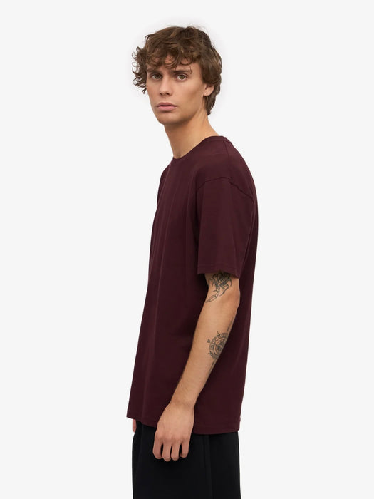 Colorful Standard Classic T-shirt in Oxblood Red