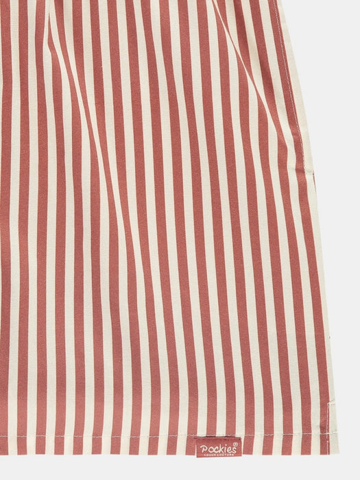Pockies Boxer Shorts in Terracotta Stripes