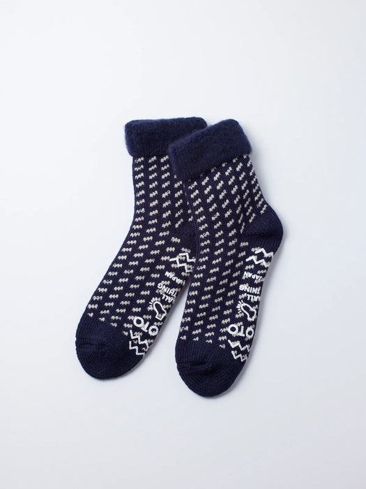 Rototo Comfy Room Socks in Navy