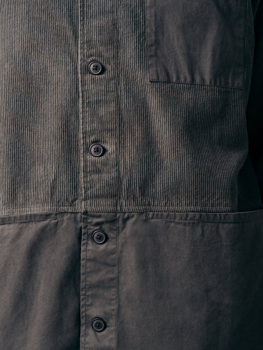 Kestin Rosyth Overshirt in Charcoal