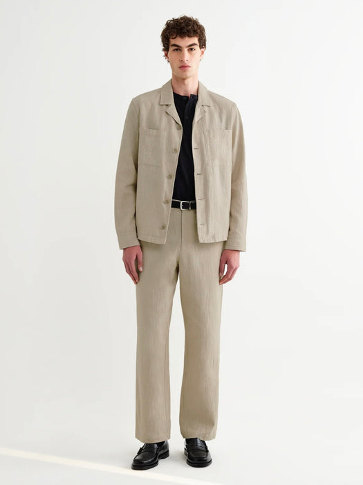 Wax Bayham Trouser in Natural Cotton / Linen