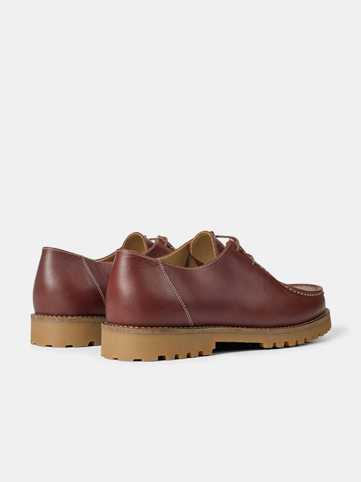 Garment Project Ollie Moc Toe in Brown Leather