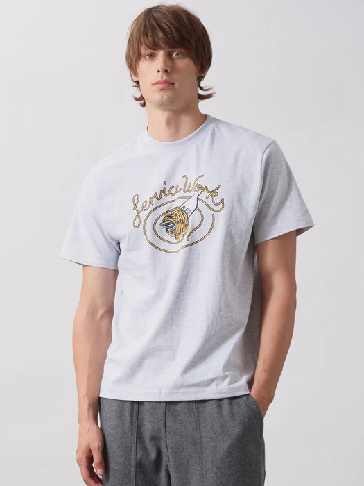 Service Works Spaghetti T-Shirt in Ash Grey