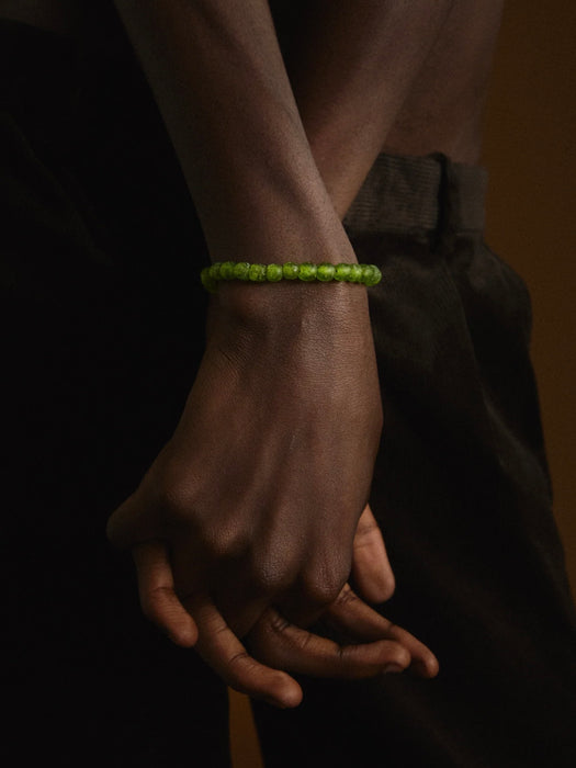 Earth Age Ghanaian Bracelet  in Green Comet