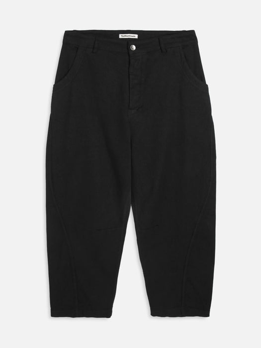 YMC Men Twisted Seam Trousers in Black
