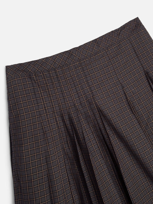 YMC Women Rosetta Skirt in Grey Multi