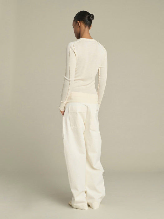 Soeur Laos LS Jersey in Ecru