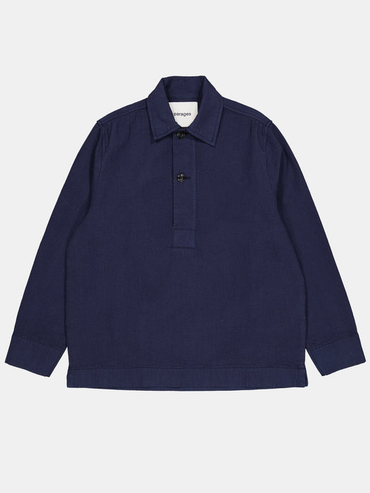 Parages Vareuse Overshirt in Navy