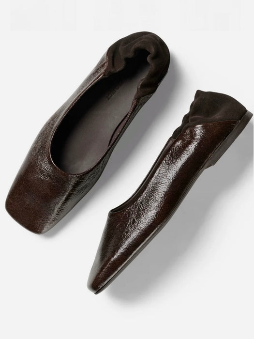 Garment Project Bella in Brown Vintage Patent