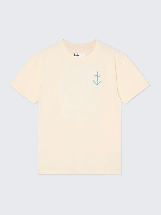 La Paz Botelho Print T-Shirt in Paz Ecru / Green