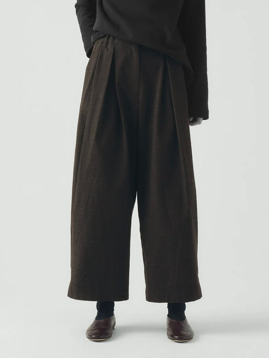Toast Wide Leg Trousers in Slate Cotton/Wool