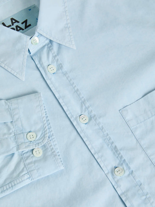 La Paz Lança Worker Shirt in Wind Blue