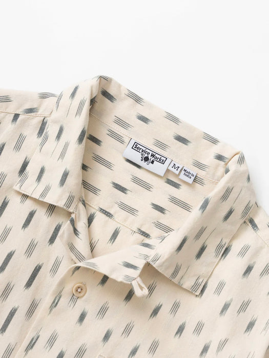Service Works Ikat Shirt in White