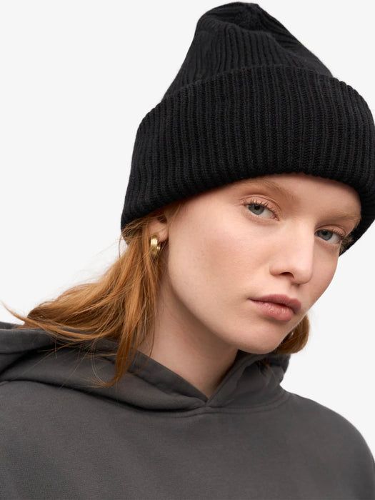 Colorful Standard Merino Wool Hat in Deep Black
