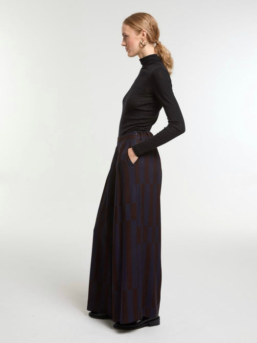 Mapoésie Penelope Parure Trousers in Navy