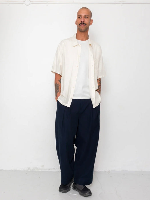 Folk Men Gabe Shirt in Ecru