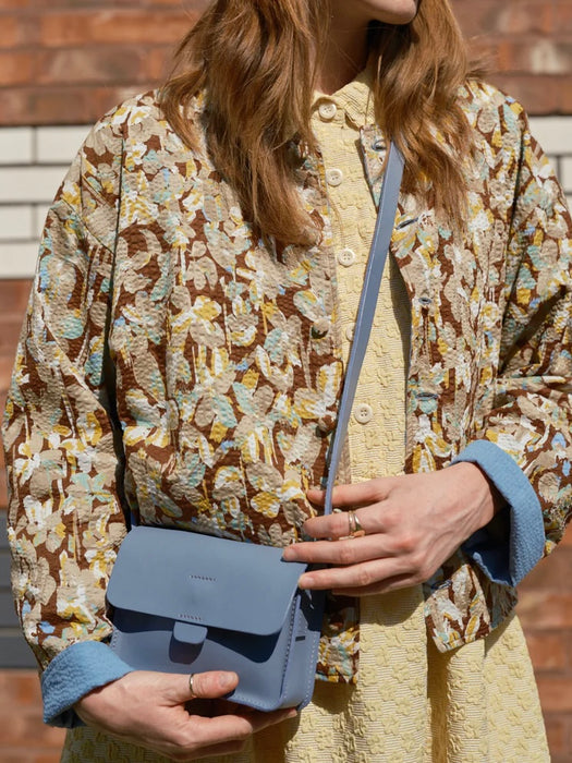 Kate Sheridan Mini Tab Bag in Periwinkle