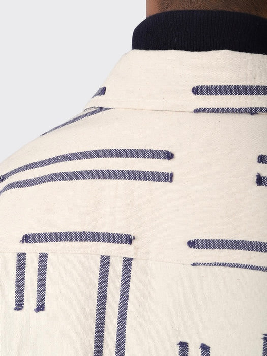 Kardo Gianni Shirt in Natural Jacquard