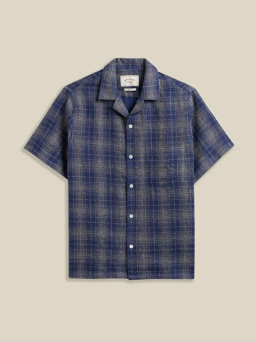 Portuguese Flannel Dorne Shirt in Blue