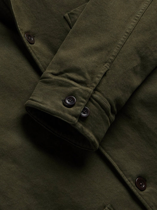 Portuguese Flannel Labura Jacket in Olive