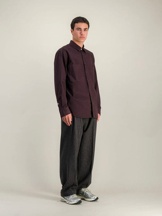 Parages Daily Work Shirt in Plum