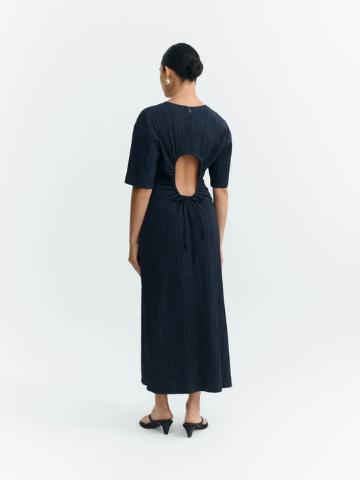 Thinking Mu Kina Dress in Navy