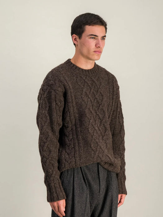 Parages Nordic Jumper in Brown