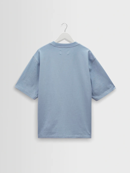 Wax Milton SS T-shirt in Compact Light Blue