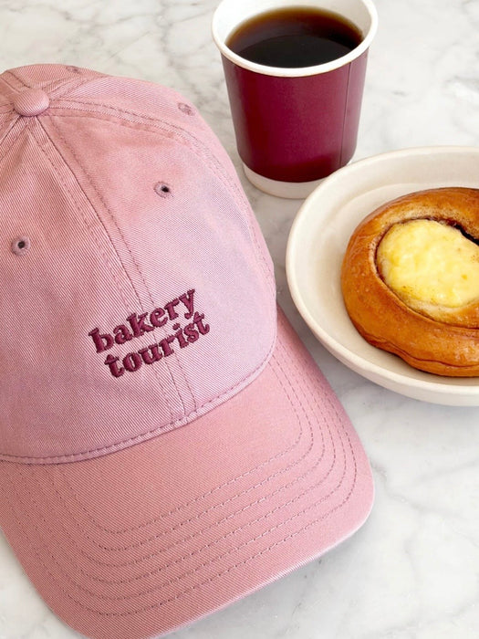 Alphabet Bakery Tourist Cap in Dusty rose