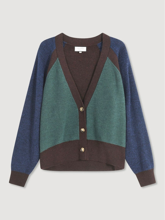 Mapoésie Claude Enigma Cardigan in Night Blue