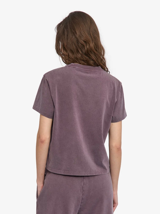 Colorful Standard Women's Boxy Crop T-Shirt in Faded Grape