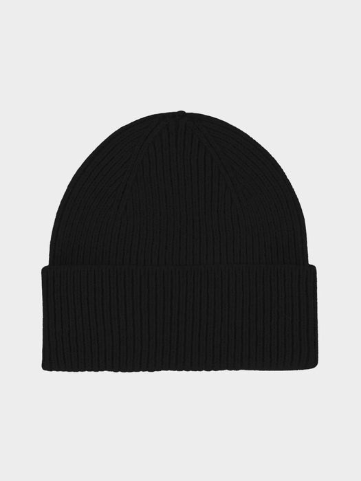 Colorful Standard Merino Beanie in Deep Black