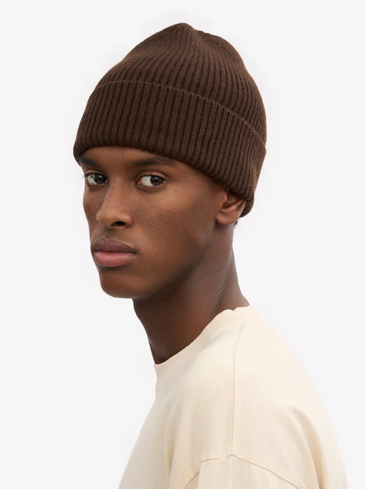 Colorful Standard Merino Beanie in Coffee Brown