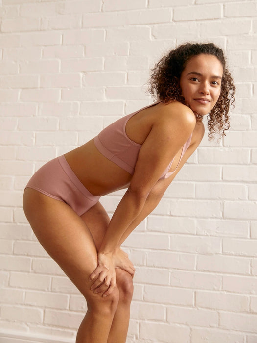 Elliot Organics Frida Gym Knicker in Rose