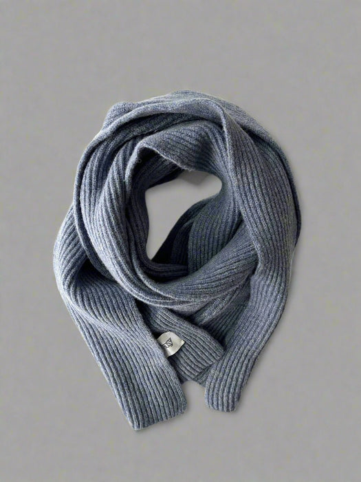 Array Solid Scarf in Blue Lovat