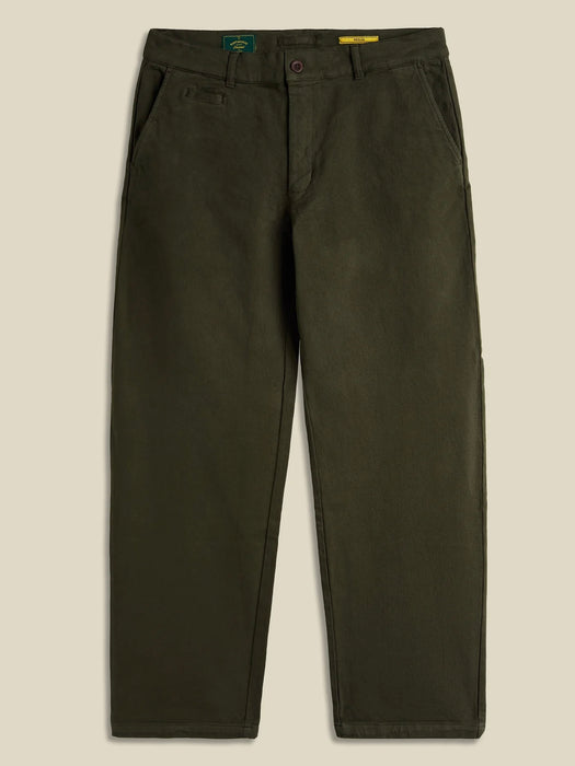 Portuguese Flannel Labura Trousers in Olive
