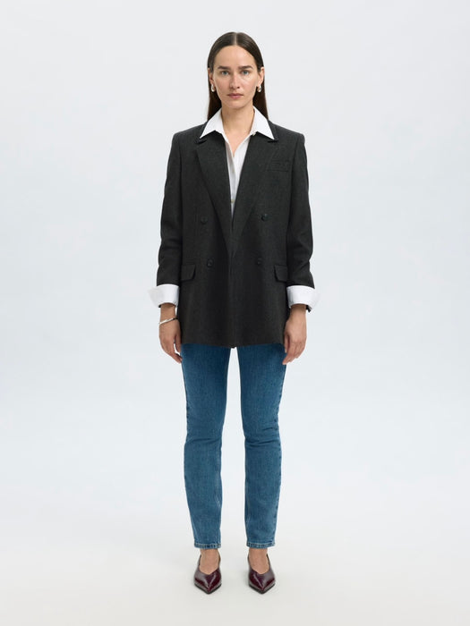 Selected Femme Elia Blazer in Black