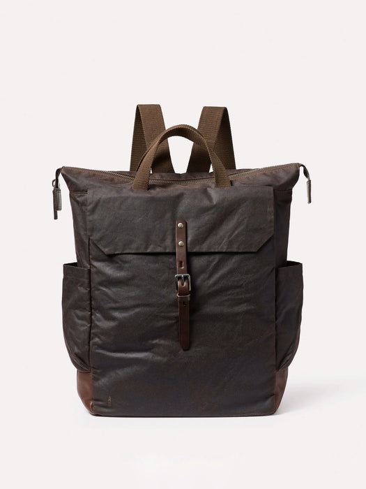 Ally Capellino Finn Rucksack in Waxed Bog