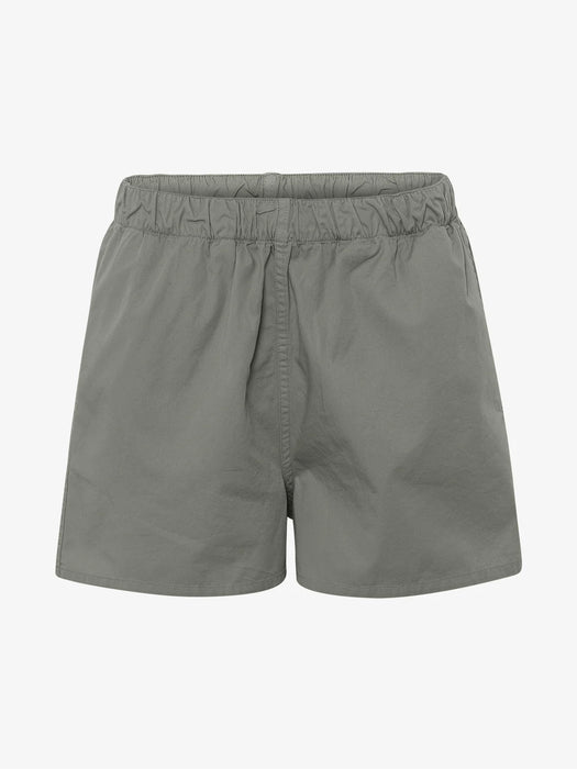 Colorful Standard Women Twill Shorts in Dusty Olive