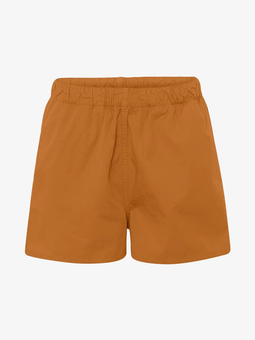 Colorful Standard Women Twill Shorts in Ginger Brown