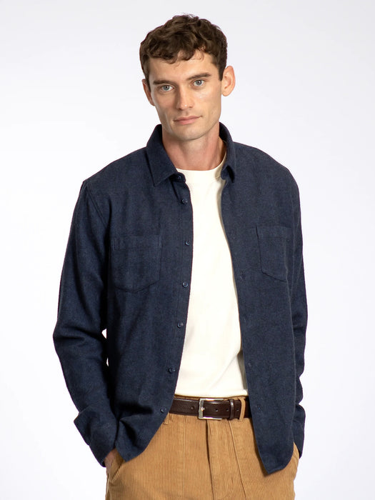 Far Afield Two Pocket Shirt in Insignia Blue
