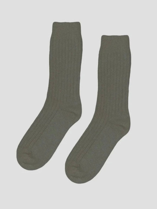 Colorful Standard Merino Socks in Dusty Olive