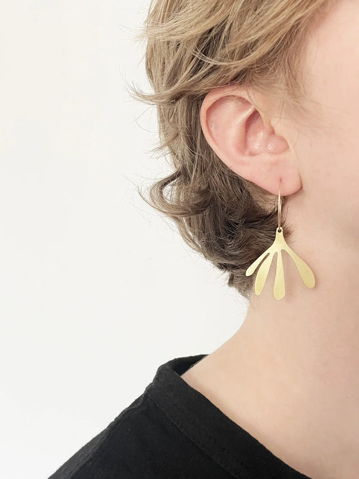 Tom Pigeon Arame Earrings in Brass