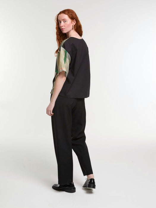 Mapoésie Livia Prisme Top in Green